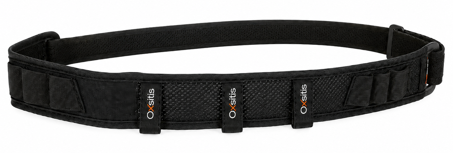 Ceinture porte-dossard avec aimants running triathlon unisexe OXSITIS Noir 1