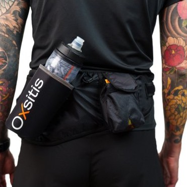 Ceinture hydratation avec un bidon 600ml fourni unisexe OXSITIS Hydrabelt Noir Vert 5