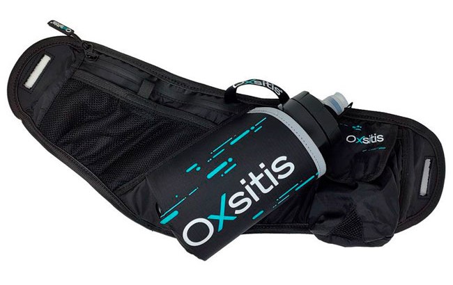 Ceinture hydratation avec un bidon 600ml fourni unisexe OXSITIS Hydrabelt Noir Vert 3