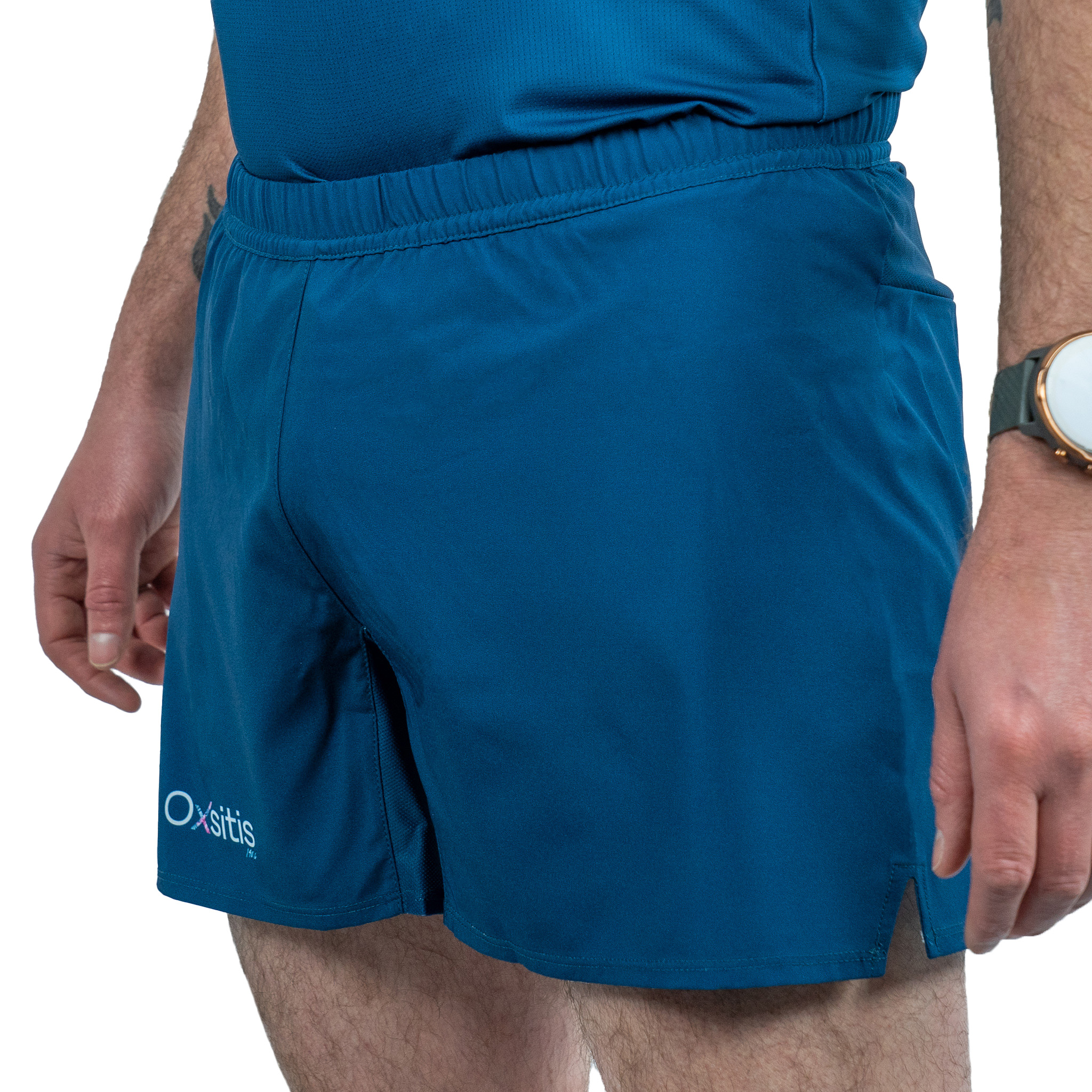 Short running technique et respirant unisexe OXSITIS 140.6 Bleu 4
