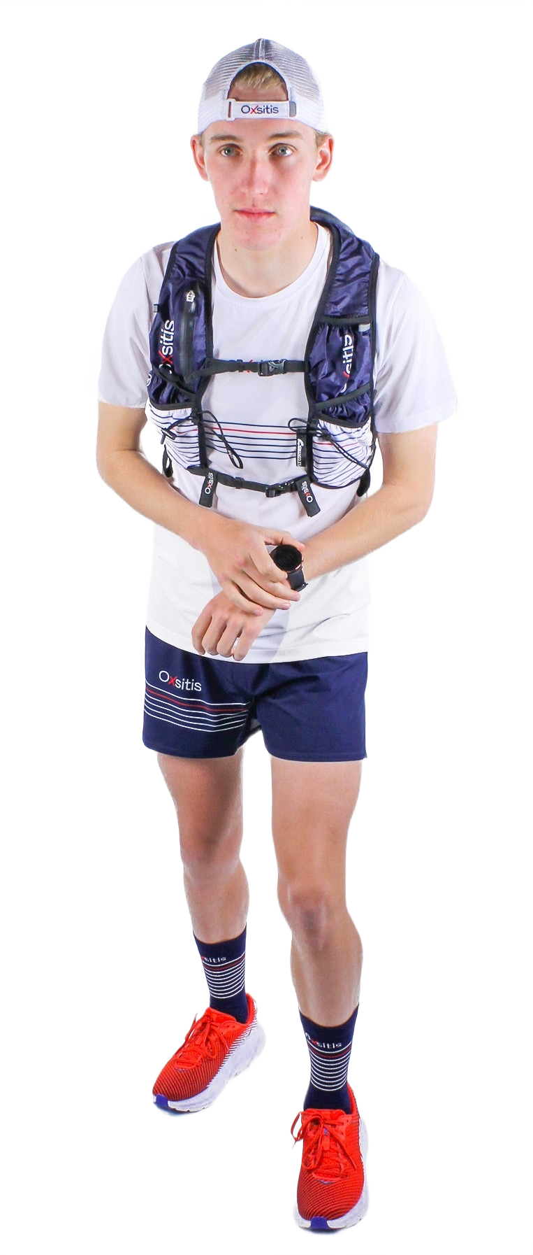Short running technique et respirant unisexe OXSITIS BBR Bleu marine 7