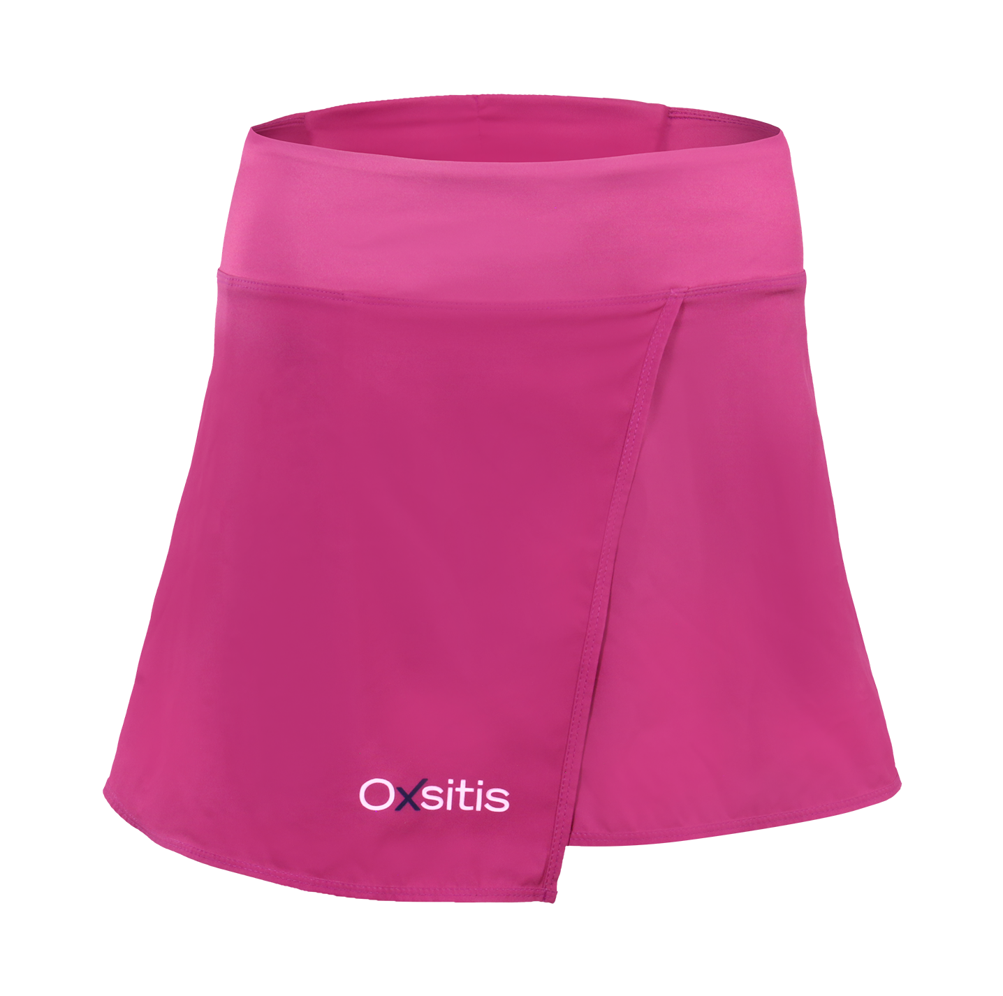 Jupe de running 2 en 1 avec cuissard femme OXSITIS Origin Rose Blanc Bleu marine 1