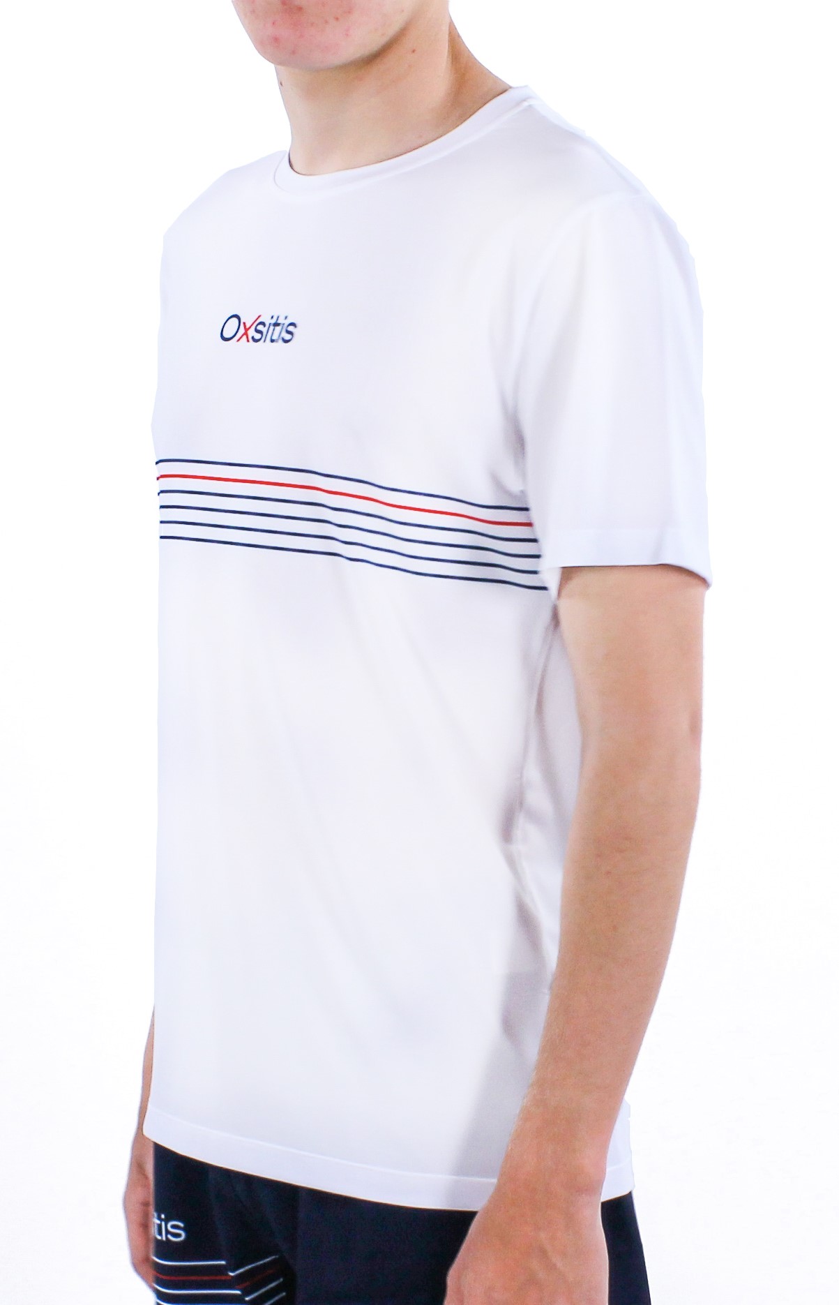Tee-shirt running technique et respirant unisexe OXSITIS BBR Blanc 4
