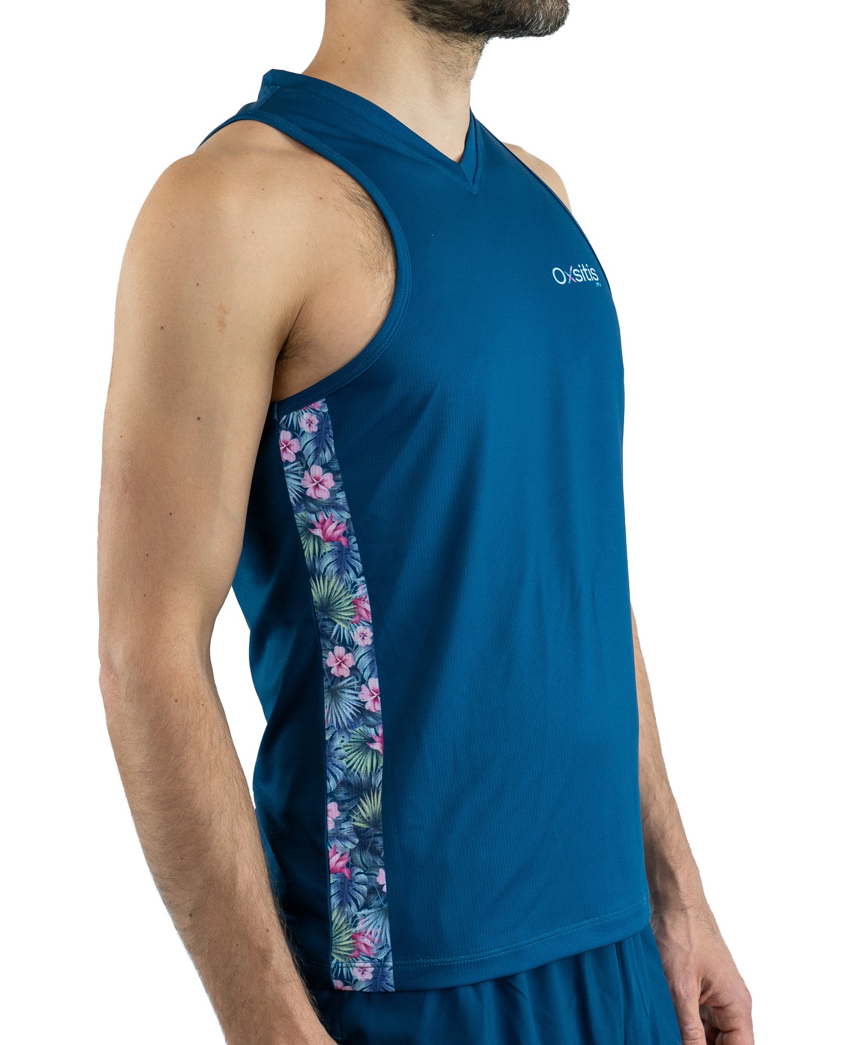 Débardeur running technique et respirant homme OXSITIS 140.6 Bleu 7