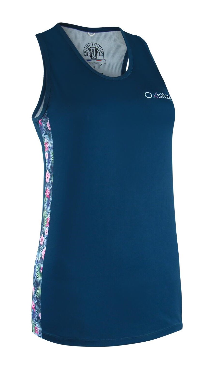 Débardeur running technique et respirant femme OXSITIS 140.6 Bleu 1