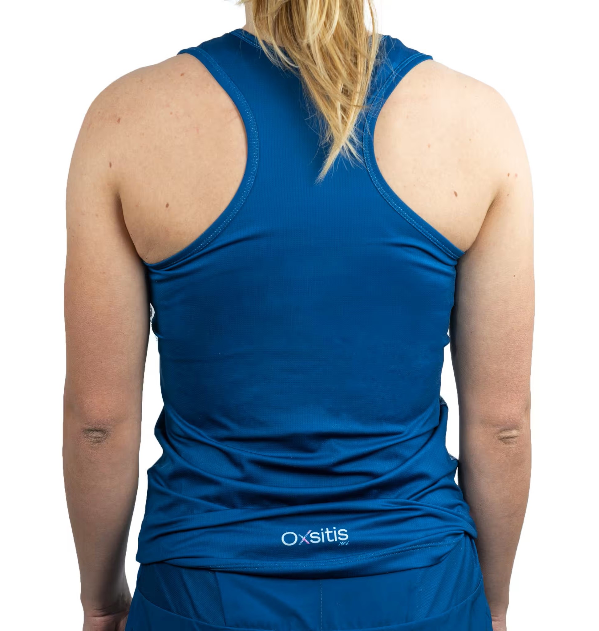 Débardeur running technique et respirant femme OXSITIS 140.6 Bleu 4