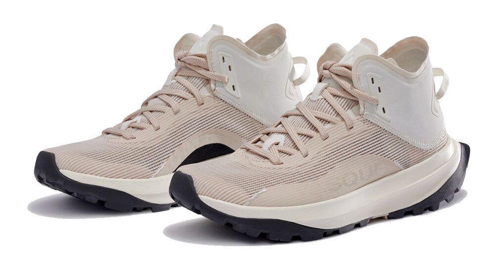 Chaussures marche femme Vasque HERE MID Peyote Blanc cassé Noir 5