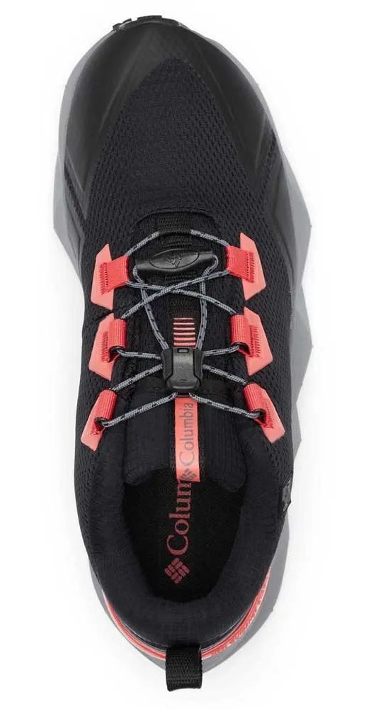 Chaussures marche femme Columbia CENTENNIAL TRAIL OUTDRY Noir Gris Rose 3