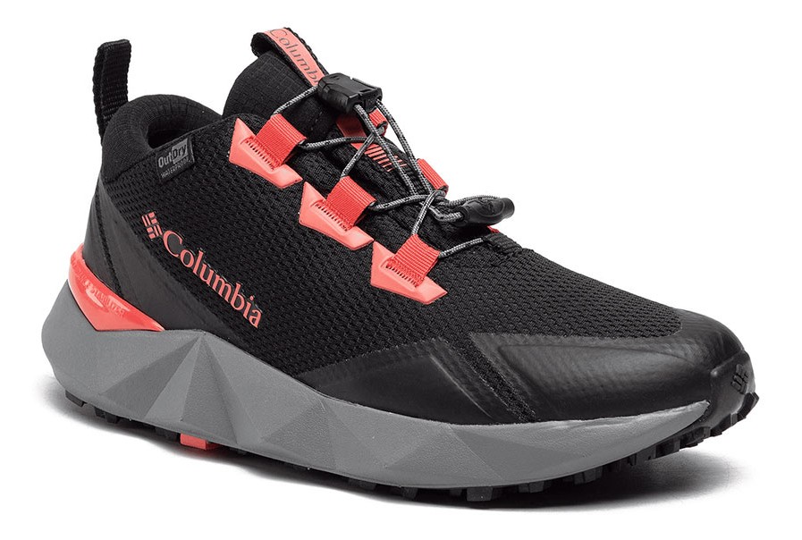 Chaussures marche femme Columbia CENTENNIAL TRAIL OUTDRY Noir Gris Rose 1