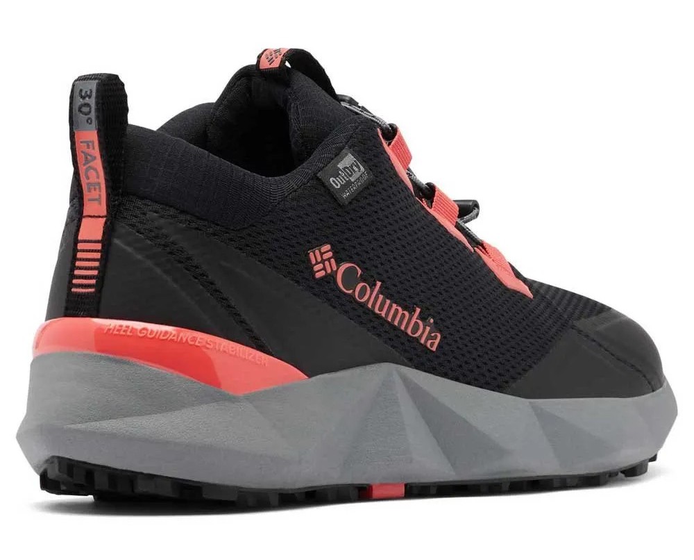 Chaussures marche femme Columbia CENTENNIAL TRAIL OUTDRY Noir Gris Rose 8