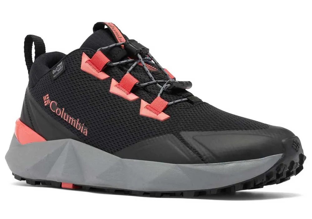 Chaussures marche femme Columbia CENTENNIAL TRAIL OUTDRY Noir Gris Rose 9
