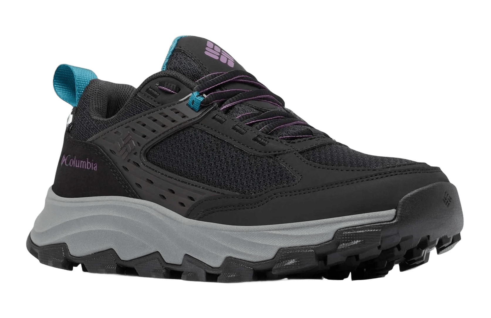 Chaussures marche imperméables femme Columbia TRAIL GROTTO FS OUTDRY Noir Gris Violet 1