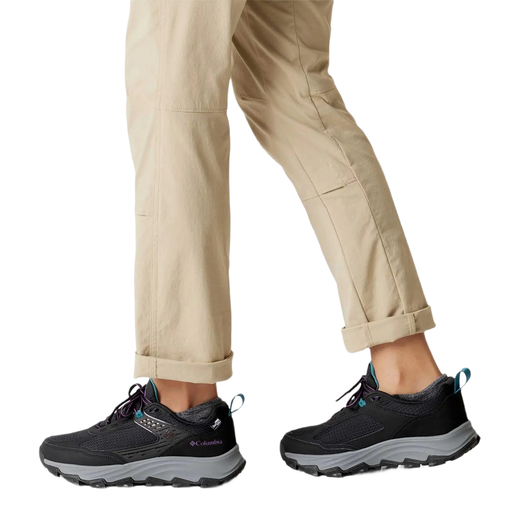 Chaussures marche imperméables femme Columbia TRAIL GROTTO FS OUTDRY Noir Gris Violet 3