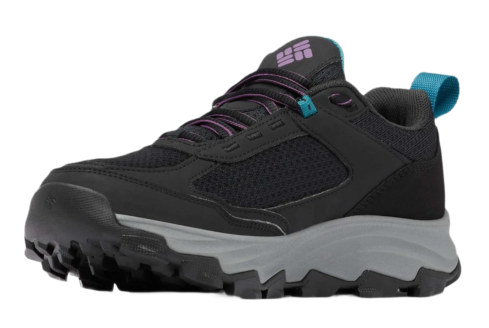Chaussures marche imperméables femme Columbia TRAIL GROTTO FS OUTDRY Noir Gris Violet 7