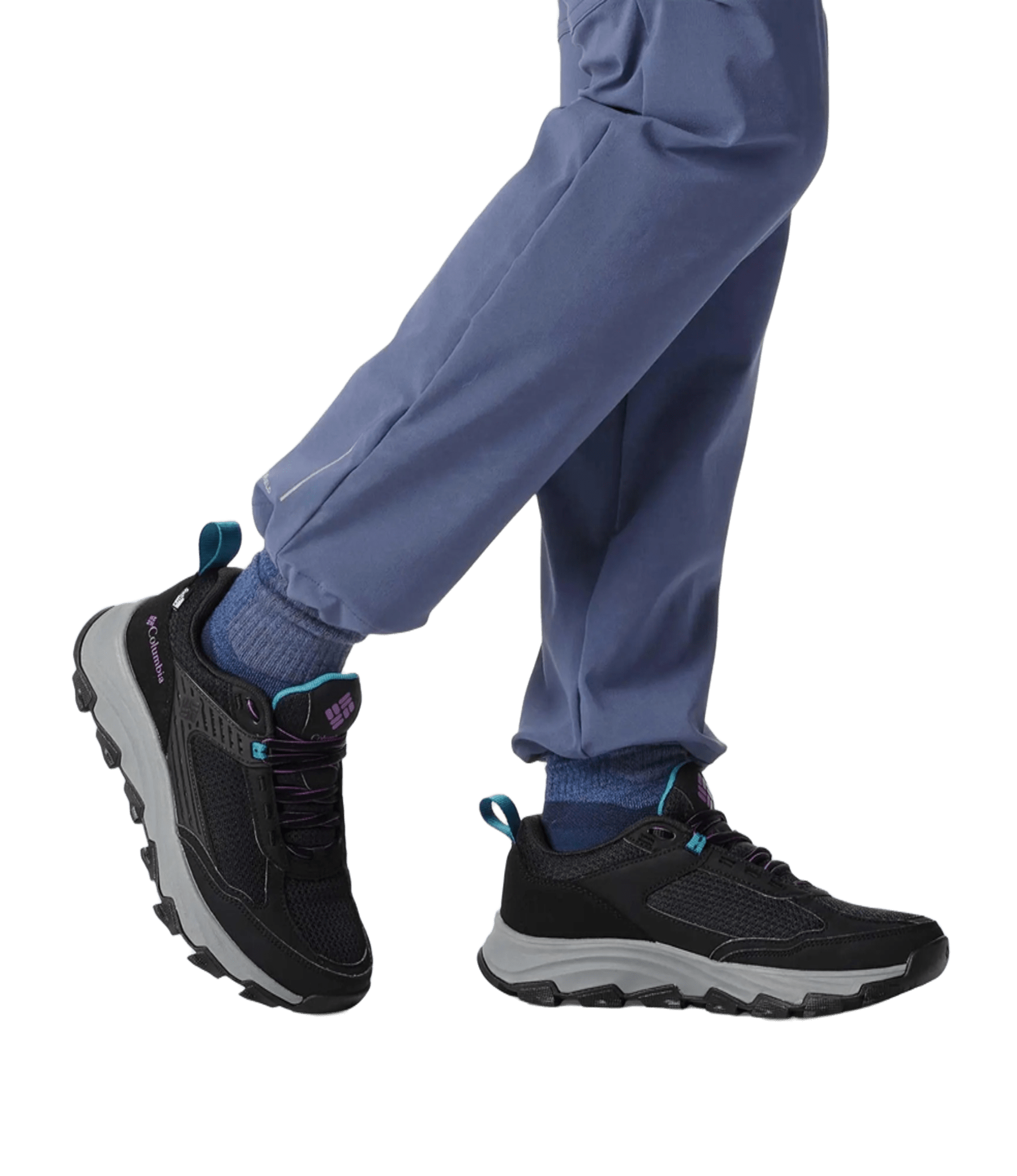 Chaussures marche imperméables femme Columbia TRAIL GROTTO FS OUTDRY Noir Gris Violet 9