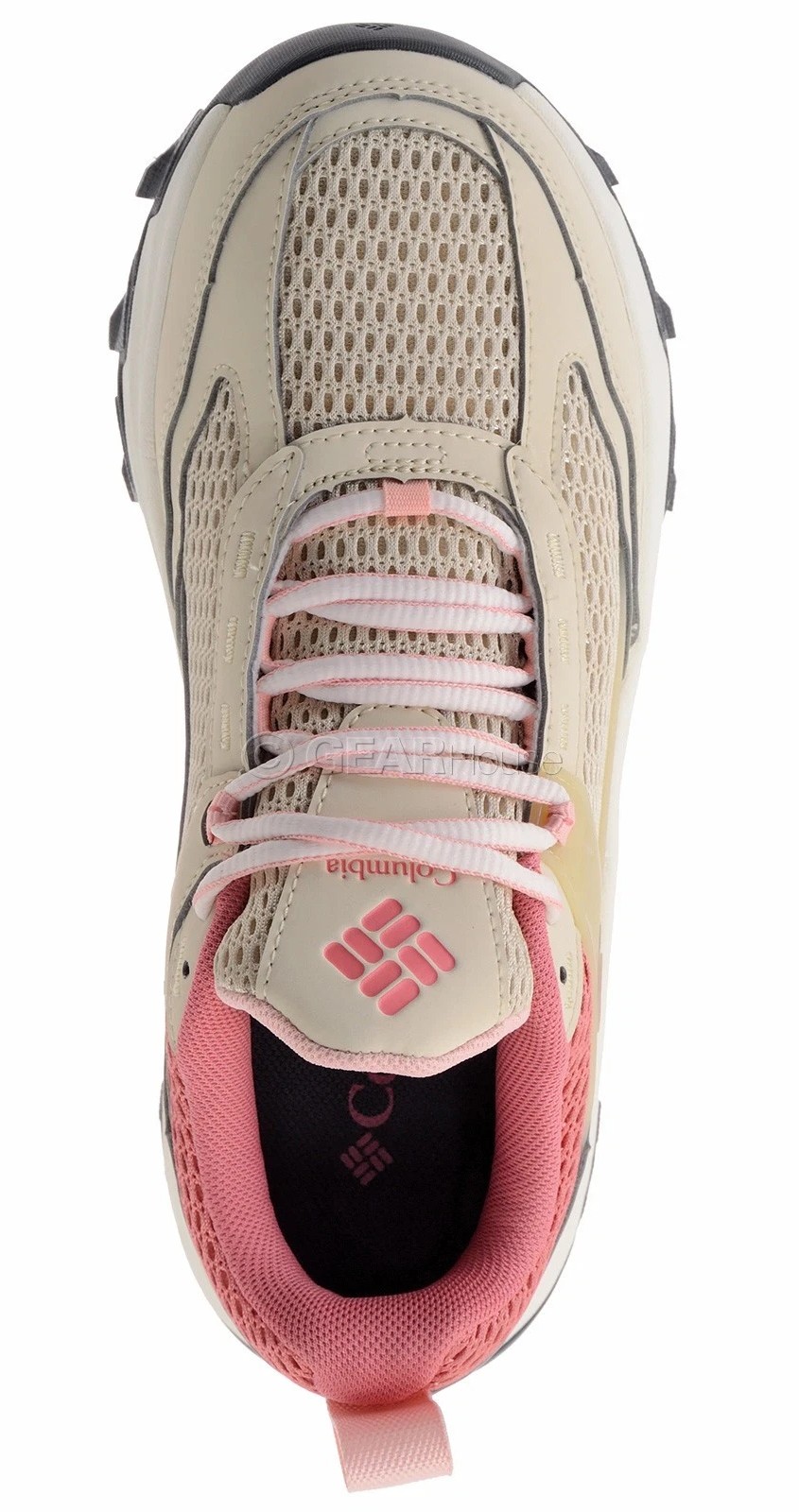 Chaussures marche femme Columbia TRAIL GROTTO FS BASSES Blanc cassé Rose Beige 4