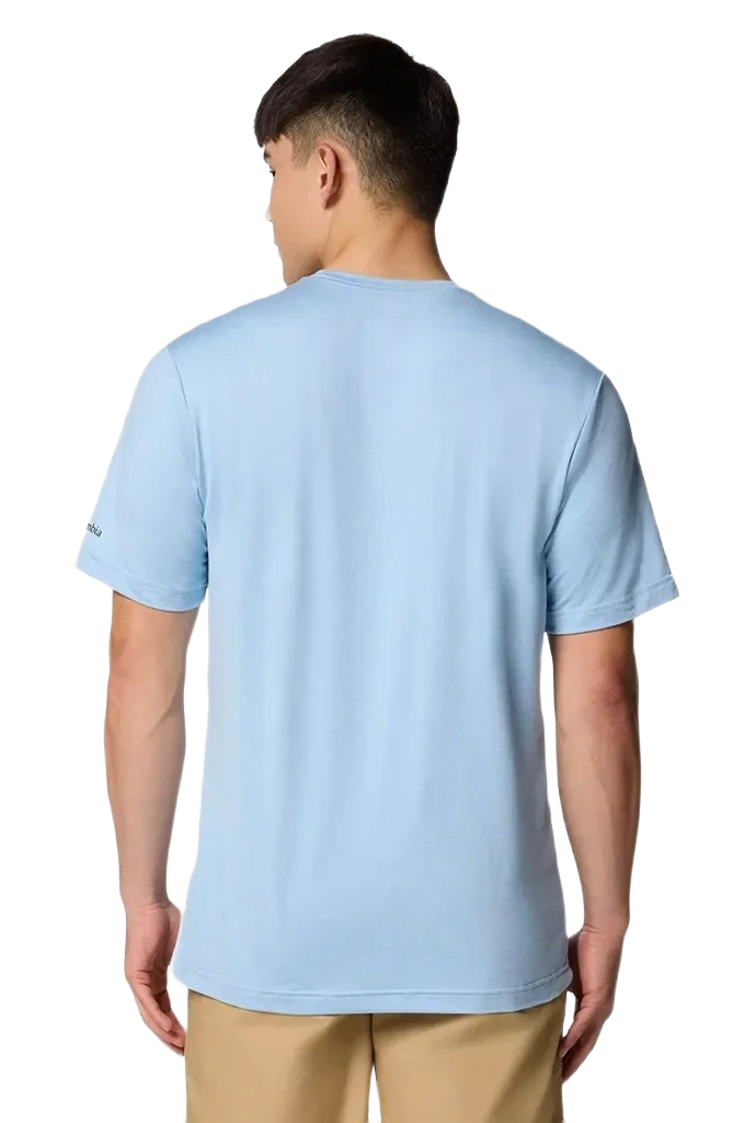 Tee-shirt sport respirant homme Columbia LAKEFONT TRAIL bleu 6