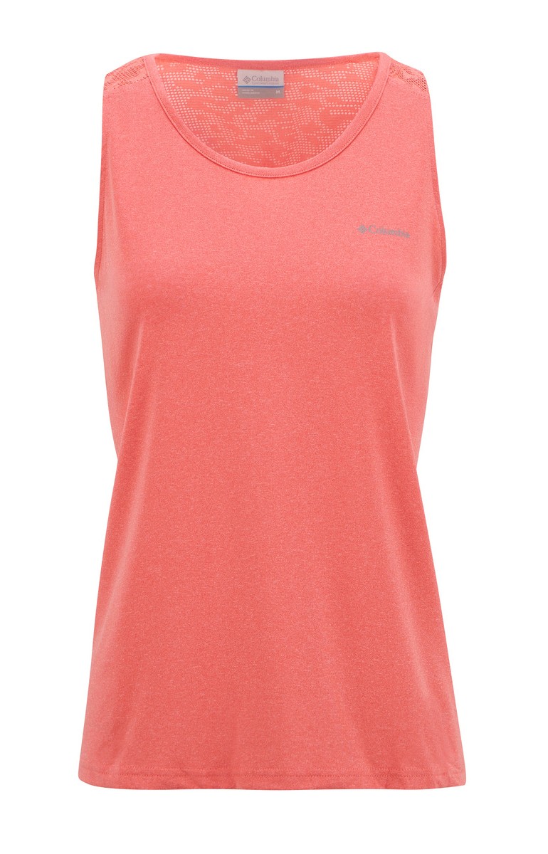 Débardeur sport randonnée respirant femme Columbia SUNLIGHT PEAK rose 1