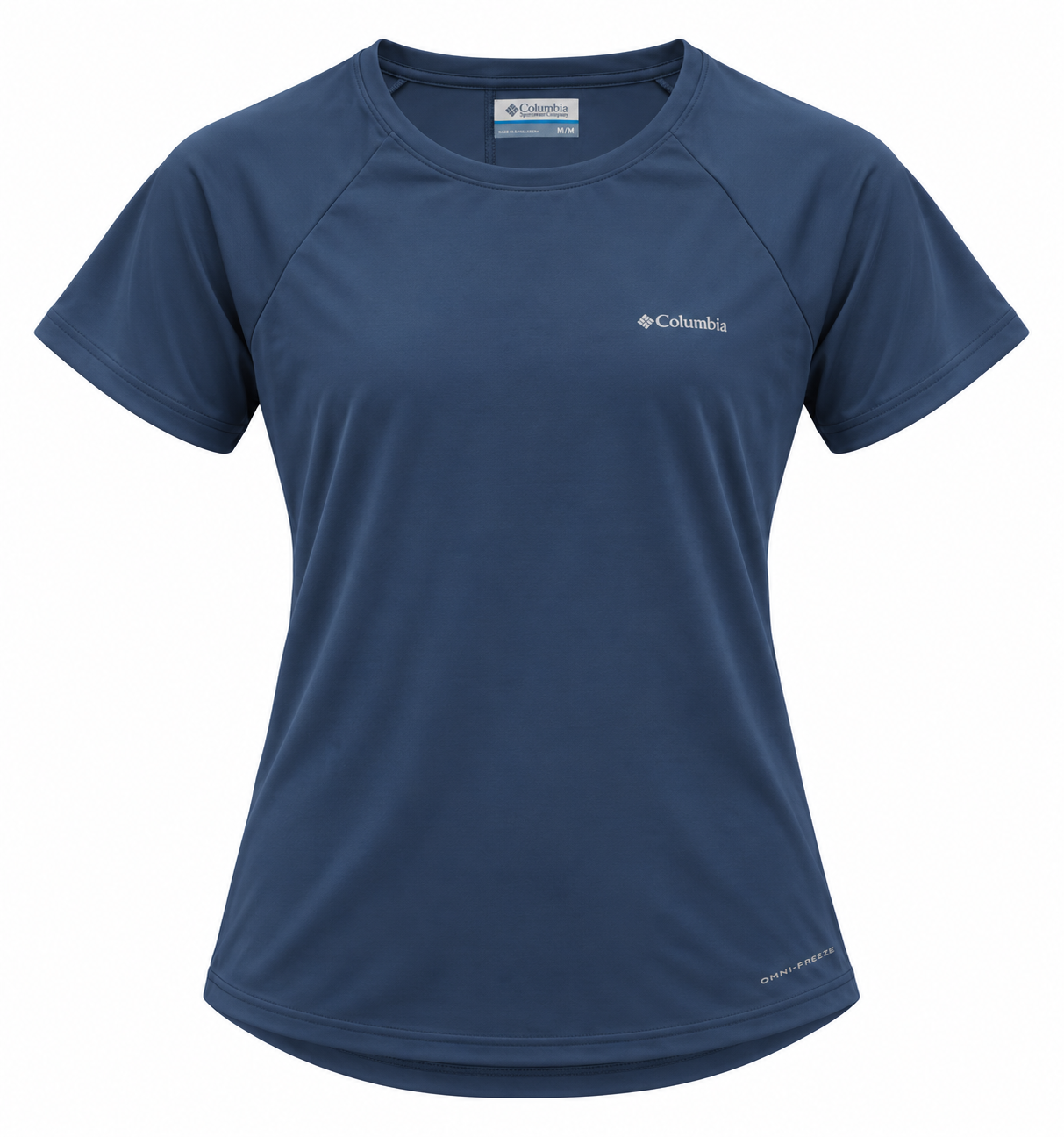 Tee-shirt sport respirant femme Columbia RIVER CHILL Bleu 1