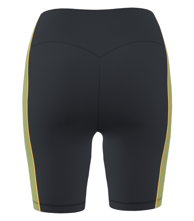 Cuissard Sport Femme Joma Daphne II Noir Vert kaki Jaune 3