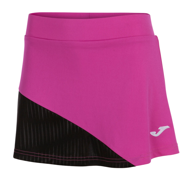 Jupe Running Femme Joma Montreal Rose fluo Noir 1 (7)