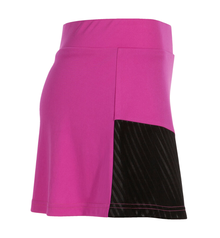 Jupe Running Femme Joma Montreal Rose fluo Noir 1 (5)