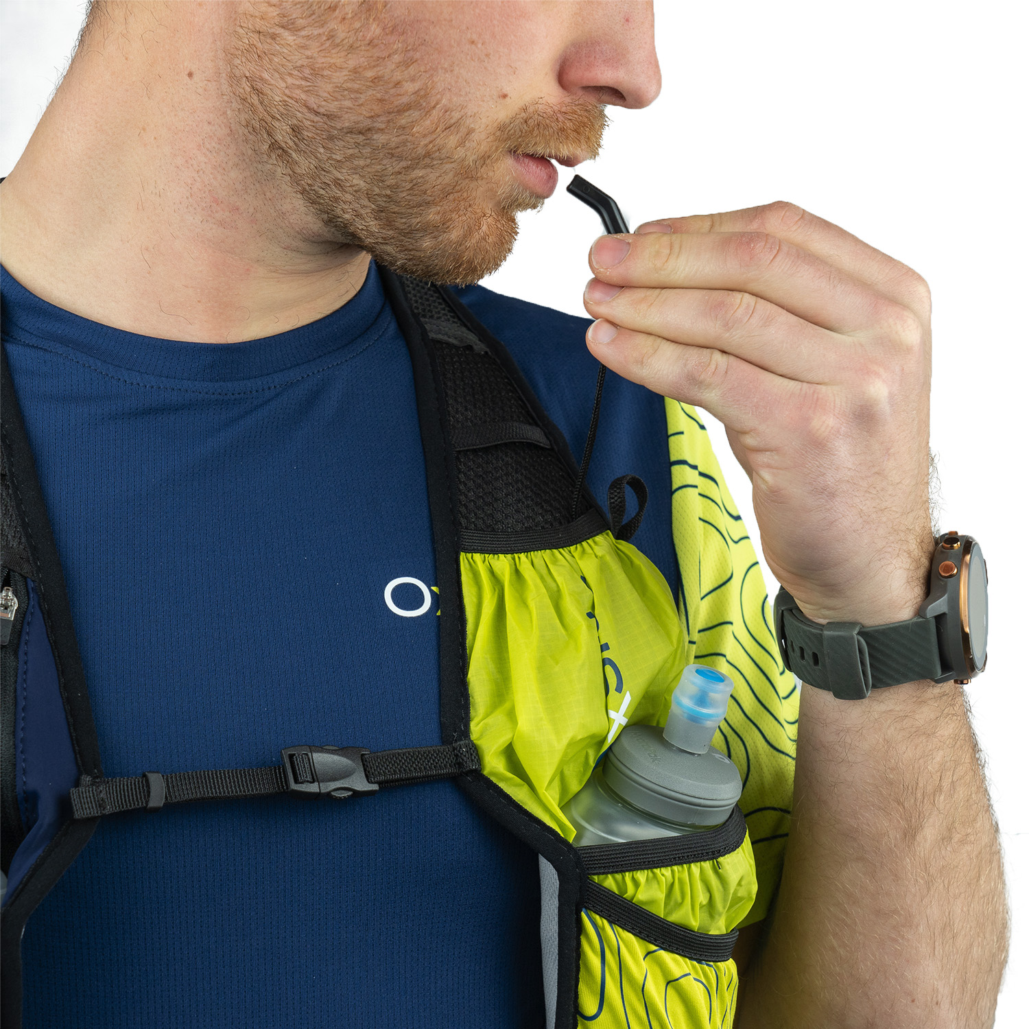 Gilet de trail 6 litres unisexe OXSITIS Atom 6 Bleu marine Noir Vert 8