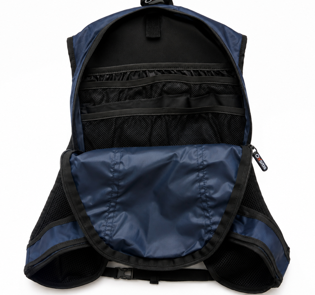 Gilet de trail 8 litres unisexe OXSITIS Newton 8 Bleu marine 3A