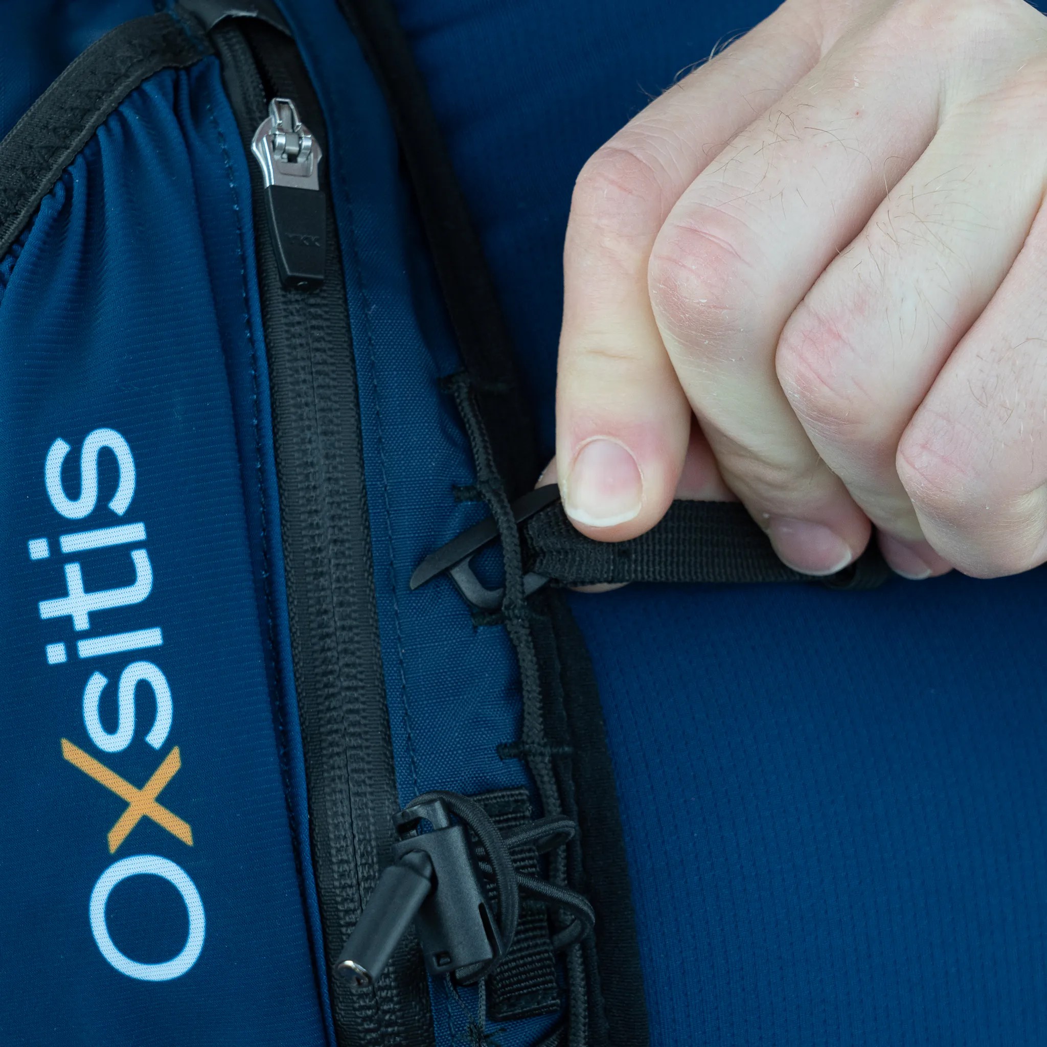 Sac à dos de trail 40 litres unisexe OXSITIS Adventure 40 Bleu marine Jaune orangé 9