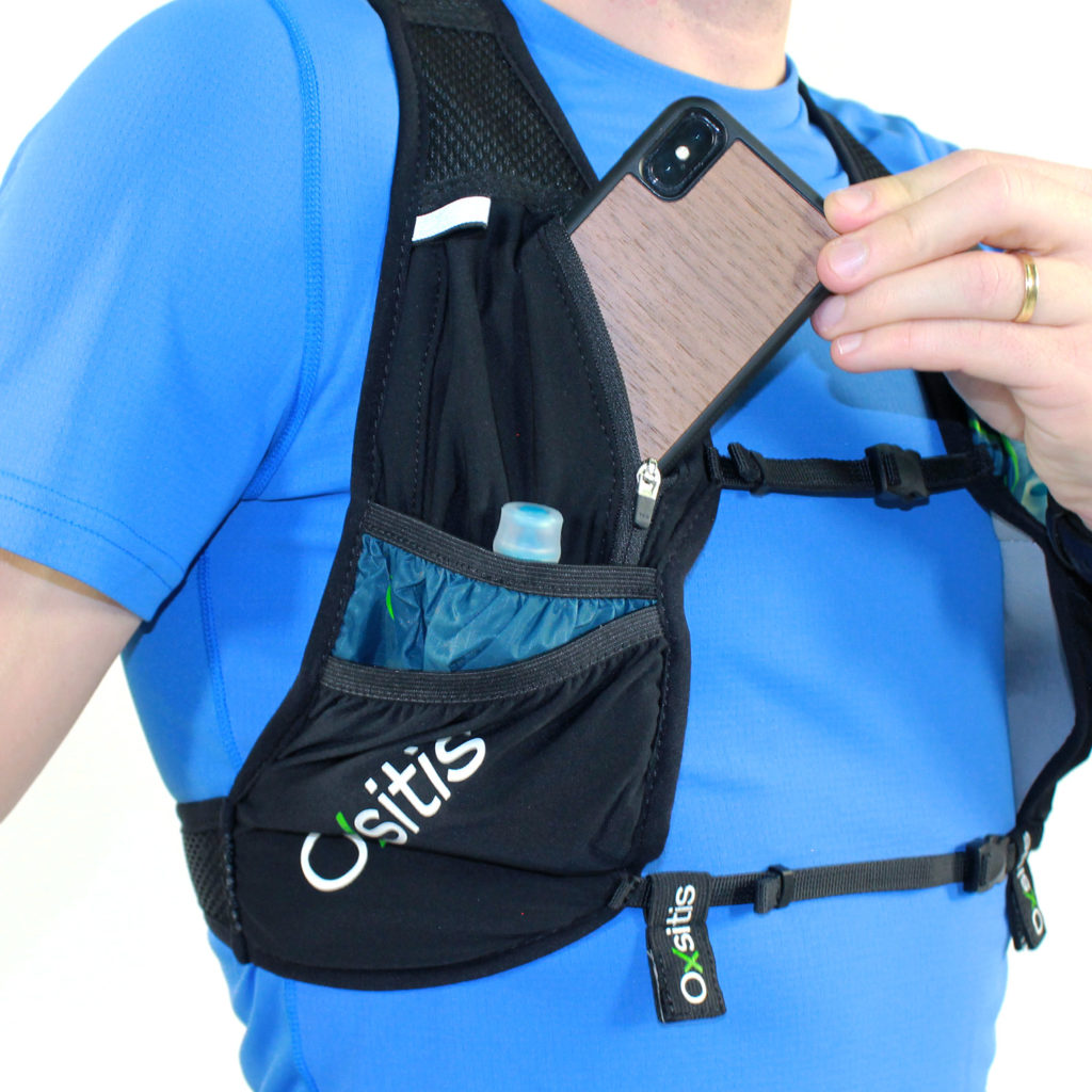Gilet de trail 4 litres unisexe OXSITIS Atom 4 Noir Vert 6