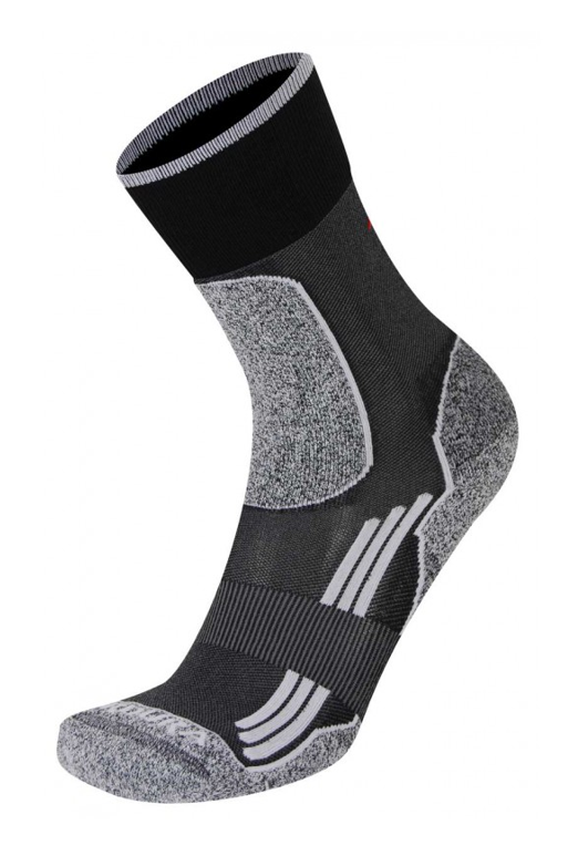 1066 Chaussettes jarrette marche-randonnée RYWAN NO LIMIT WALK RANDONNEE HIKING Noir Gris Blanc