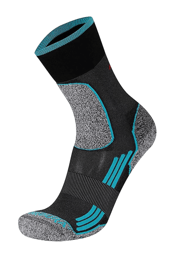 1066 Chaussettes jarrette marche-randonnée RYWAN NO LIMIT WALK RANDONNEE HIKING Noir Gris Bleu