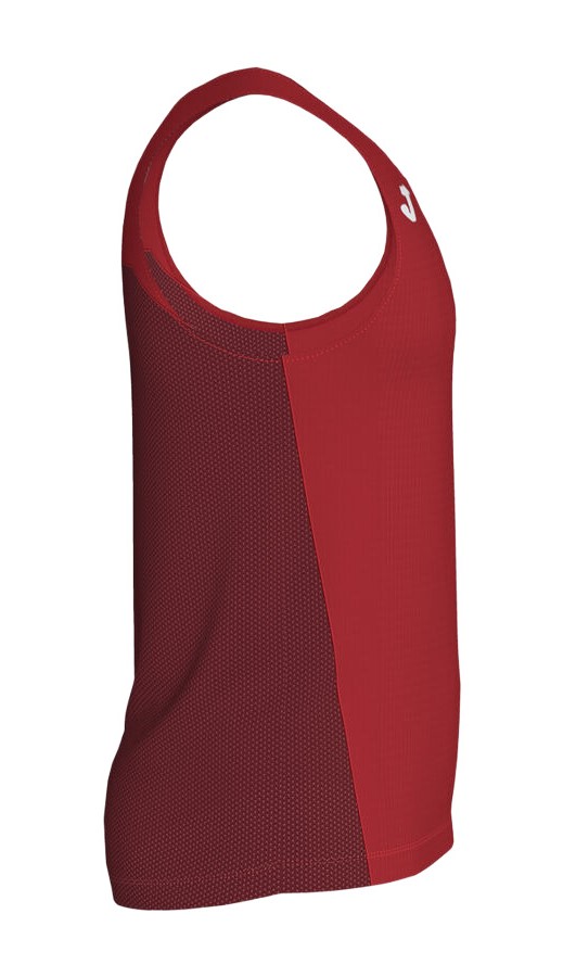 Débardeur Running Junior garçon Joma Winner Rouge Bordeaux Blanc 2