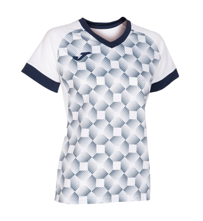 Tee-shirt manches courtes Sport Femme Joma Supernova III Blanc Marine 1