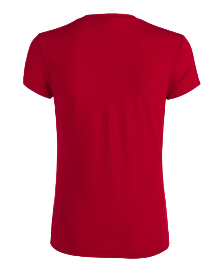 Tee-shirt manches courtes Sport Femme Joma Elite VIII Rouge Blanc 2