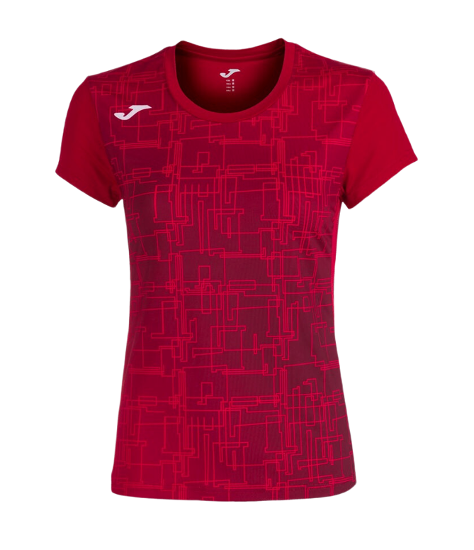 Tee-shirt manches courtes Sport Femme Joma Elite VIII Rouge Blanc