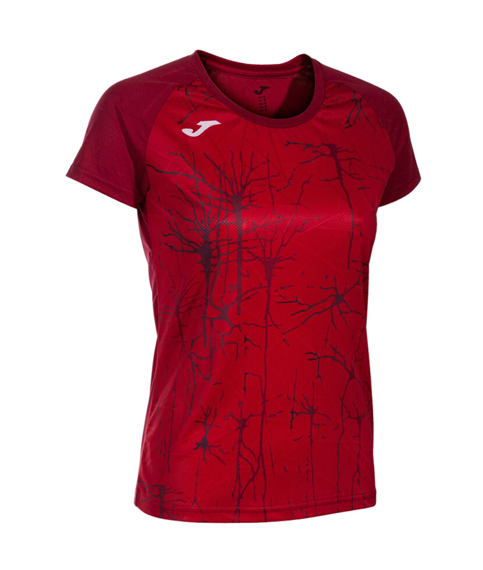 Tee-shirt manches courtes Sport Junior Fille Joma Elite IX Rouge 1