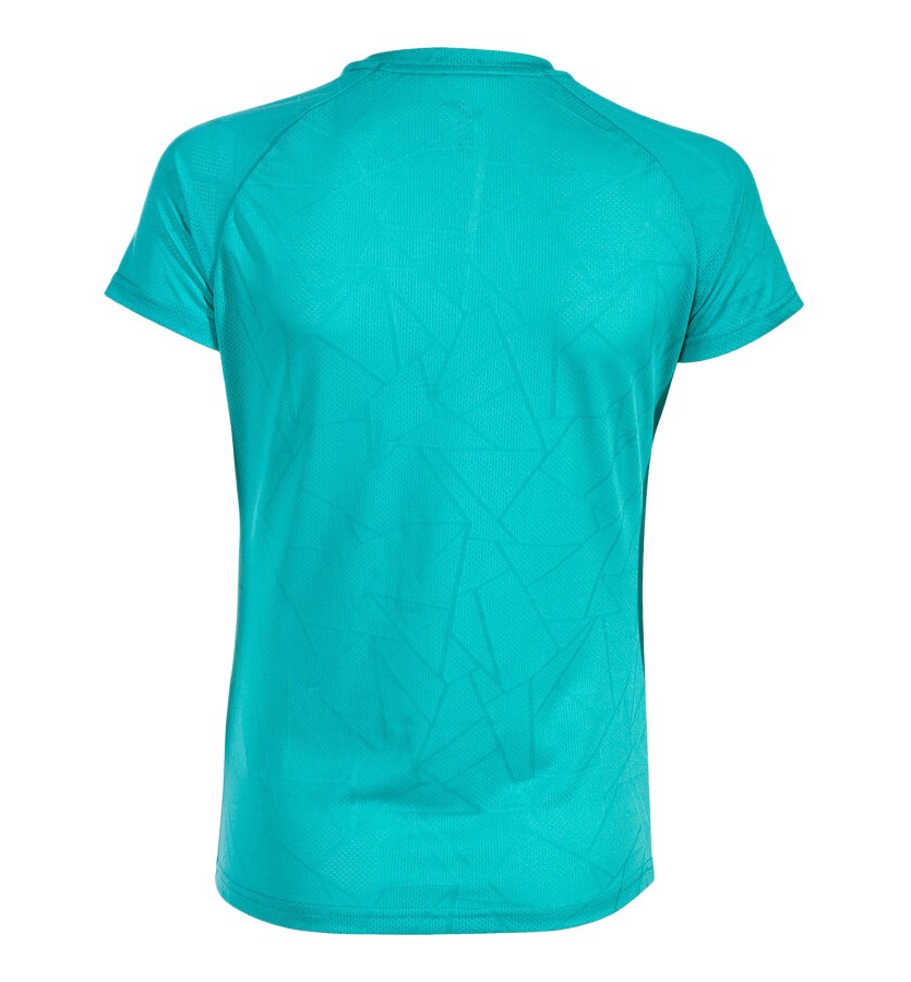 Tee-shirt manches courtes Sport Junior Fille Joma Elite IX Turquoise Rouge 2