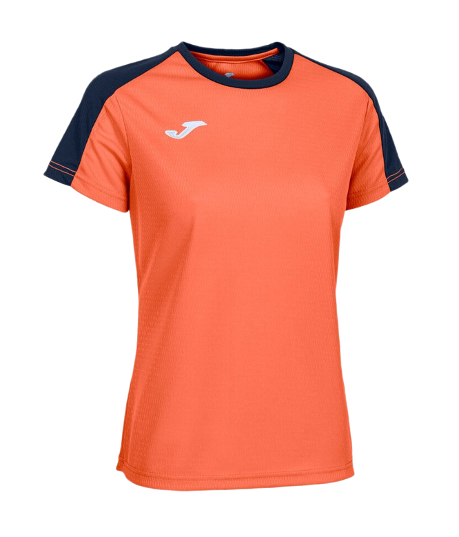 Tee-shirt manches courtes Sport Femme Joma Eco Championship Orange fluo Bleu marine 1