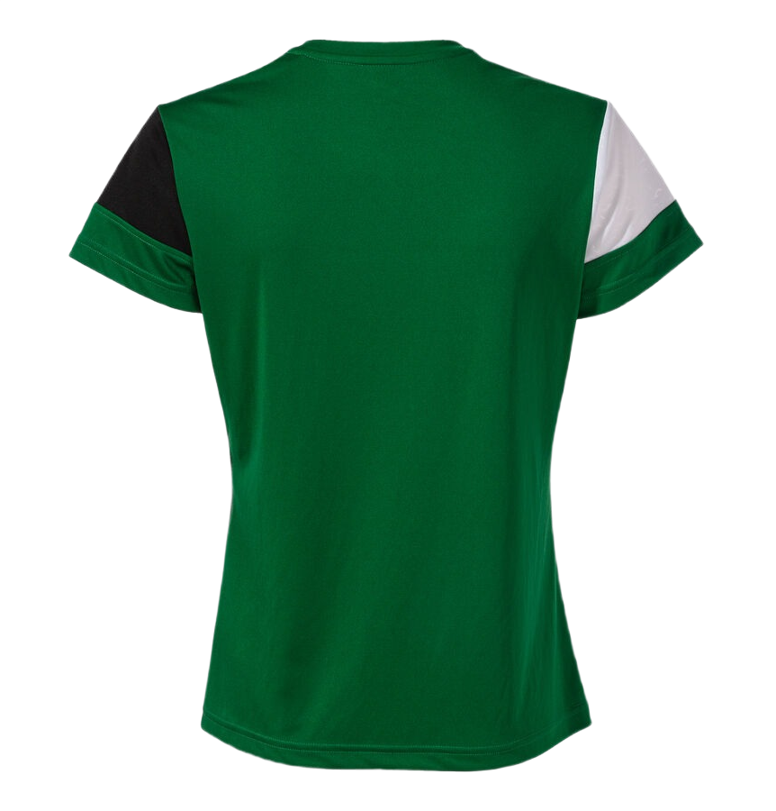 Tee-shirt manches courtes Sport Femme Joma Crew V Vert Noir Blanc 2