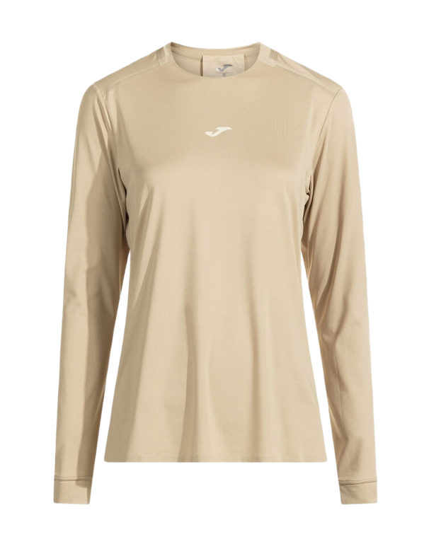 Tee-shirt manches longues Sport Femme Joma Breath beige 1