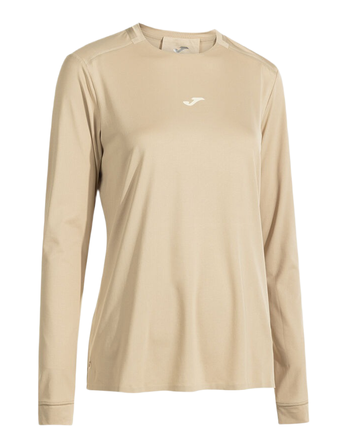 Tee-shirt manches longues Sport Femme Joma Breath beige 2