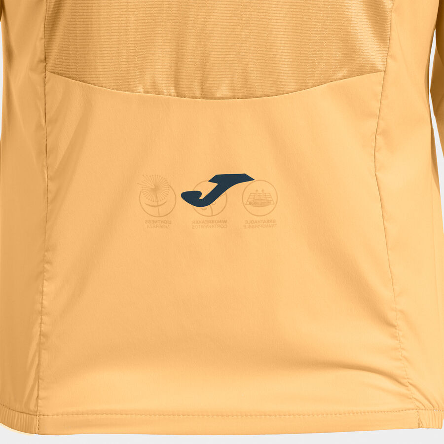 Coupe Vent Running Trail Femme Joma R-Trail Nature Jaune moutarde Noir 7