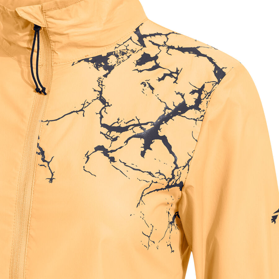 Coupe Vent Running Trail Femme Joma R-Trail Nature Jaune moutarde Noir 3