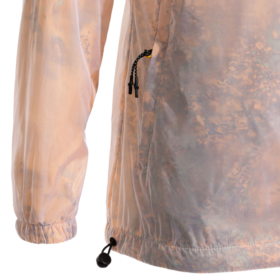 Coupe Vent Imperméable à capuche ergonomique intégrée Sport Femme Joma Explorer Or Gris Noir 4