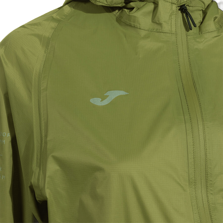 Coupe Vent Imperméable à capuche intégrée Trail Femme Joma London Vert 4