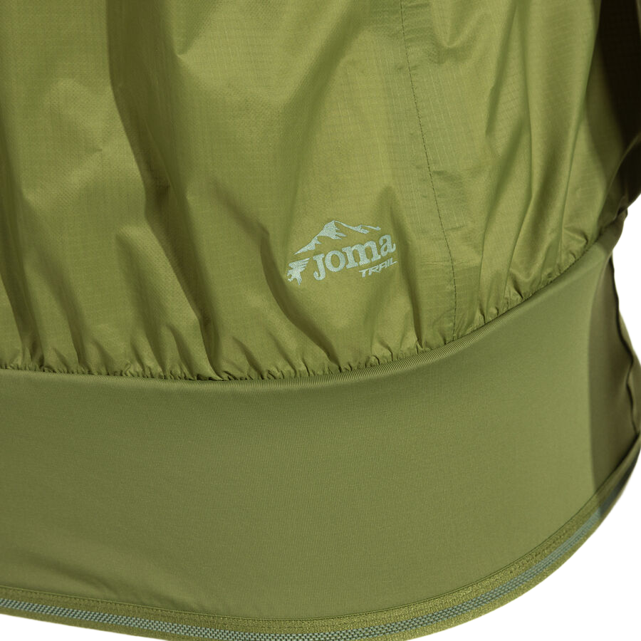 Coupe Vent Imperméable à capuche intégrée Trail Femme Joma London Vert 6