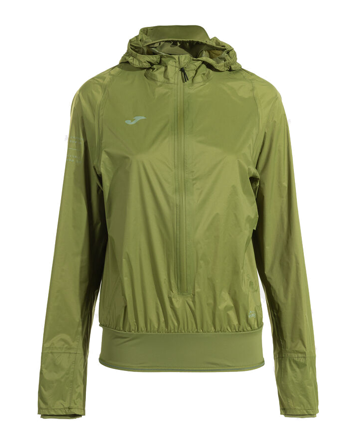 Coupe Vent Imperméable à capuche intégrée Trail Femme Joma London Vert 1(1)