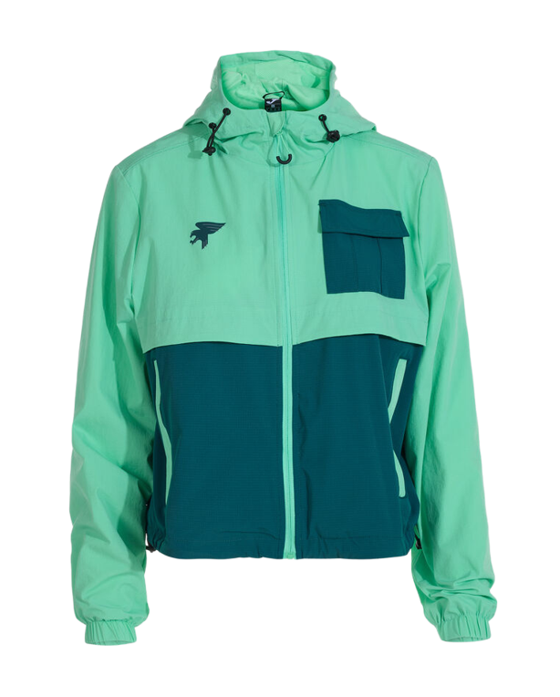 Veste à capuche Sport Femme Joma Explorer Balcanes Bleu Vert 1