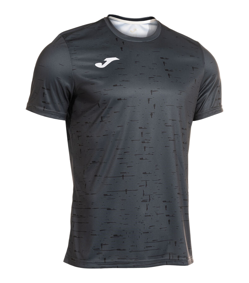 Tee-shirt manches courtes sport Homme Joma Pro team Noir Anthracite Blanc